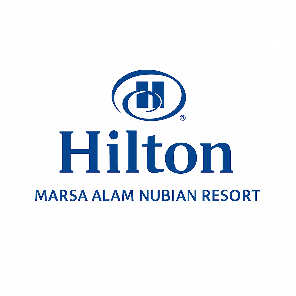 Hilton Marsa Alam Nubian Resort – Logo Hilton Marsa Alam Nubian Resort logo in blue